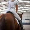 Hannah High Waisted Competition White Breech By QJ Riding Wear