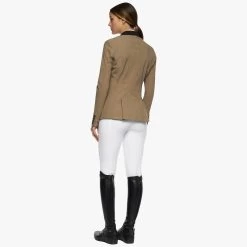 Cavalleria Toscana Ladies GP Riding Jacket - Beige Fantasy -Famous Saddlery Shop 22FWM GID051 JE156 F103 04 1ec4bf76 016d 4729 91a0 388b39cf7263