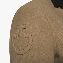 Cavalleria Toscana Ladies GP Riding Jacket - Beige Fantasy -Famous Saddlery Shop 22FWM GID051 JE156 F103 06 a0c4c1c7 1d59 4844 8222 1d5469a9d1be