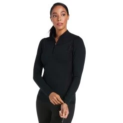 Baselayer Ariat Ascent Long Sleeve Black Ladies