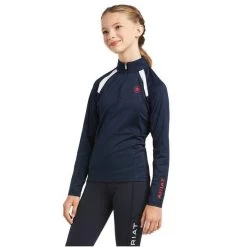 Child's Team SP22 Ariat Baselayer Sunstopper 2.0 Team 1/4 Zip