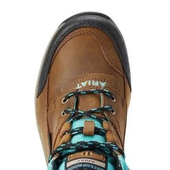 Brown And Turquoise Ariat Terrain H20 Boots For Women 12 Brown And Turquoise Ariat Terrain H20 Boots For Women -Famous Saddlery Shop Ariat Boots Terrain H20 Brown Turquoise Ladies 6