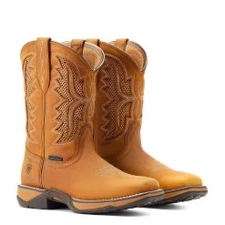 Western Boots Ariat Anthem Venttek H20 Toasted Wheat Ladies -Famous Saddlery Shop Ariat Western Boots Anthem Venttek H20 Toasted Wheat Ladies 7