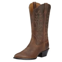 Western Boots Ariat Heritage Distressed Brown Ladies