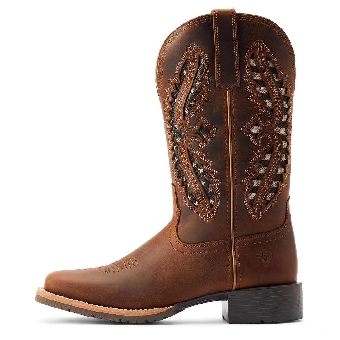 Western Boots Ariat Hybrid Rancher Venttek 360 Distressed Tan Ladies 2 Western Boots Ariat Hybrid Rancher Venttek 360 Distressed Tan Ladies - Image 2