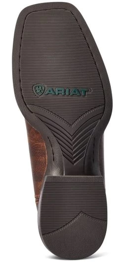 Western Boots Ariat Sport Pardner Matte Sp22 Rebel Brown & Blood Red Mens 10 Western Boots Ariat Sport Pardner Matte Sp22 Rebel Brown & Blood Red Mens -Famous Saddlery Shop Ariat Western Boots Sport Pardner Matte Sp22 Rebel Brown Blood Red Mens 4