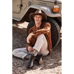 Boots Dress Baxter Goulburn Suede Chocolate Mens 7 Boots Dress Baxter Goulburn Suede Chocolate Mens -Famous Saddlery Shop Baxter Boots Goulburn Suede Chocolate Mens 3