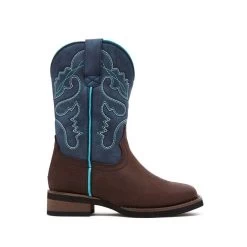 Western Boots Baxter Childrens Dark Brown Youth -Famous Saddlery Shop Baxter Western Boots Childrens Dark Brown Youth 4