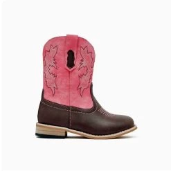 Western Boots Baxter Childrens Light Pink & Brown Junior -Famous Saddlery Shop Baxter Western Boots Childrens Light Pink Brown Junior 3 1265a670 93cc 46b7 89e4 90235698af79