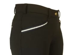 Bamboo Breeches In Black. Sizes 6 To 28 -Famous Saddlery Shop Black Bamboo Breeches with silicone seat 7 020614a0 259b 49b3 8f56 f0118fac2638