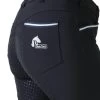 CoolMax Black Breeches In Sizes 6 To 28 - With Silicone Seat Grip