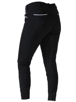 CoolMax Black Breeches In Sizes 6 To 28 - With Silicone Seat Grip 10 CoolMax Black Breeches In Sizes 6 To 28 - With Silicone Seat Grip -Famous Saddlery Shop Black CoolmaxBreeches
