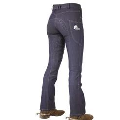 Bootleg Denim Riding Jeans With Phone Pockets, Choose Your Length And Silicone Option -Famous Saddlery Shop BootlegDenimS13 2a3ee3a4 c381 4d48 a595 8f10304db4e0