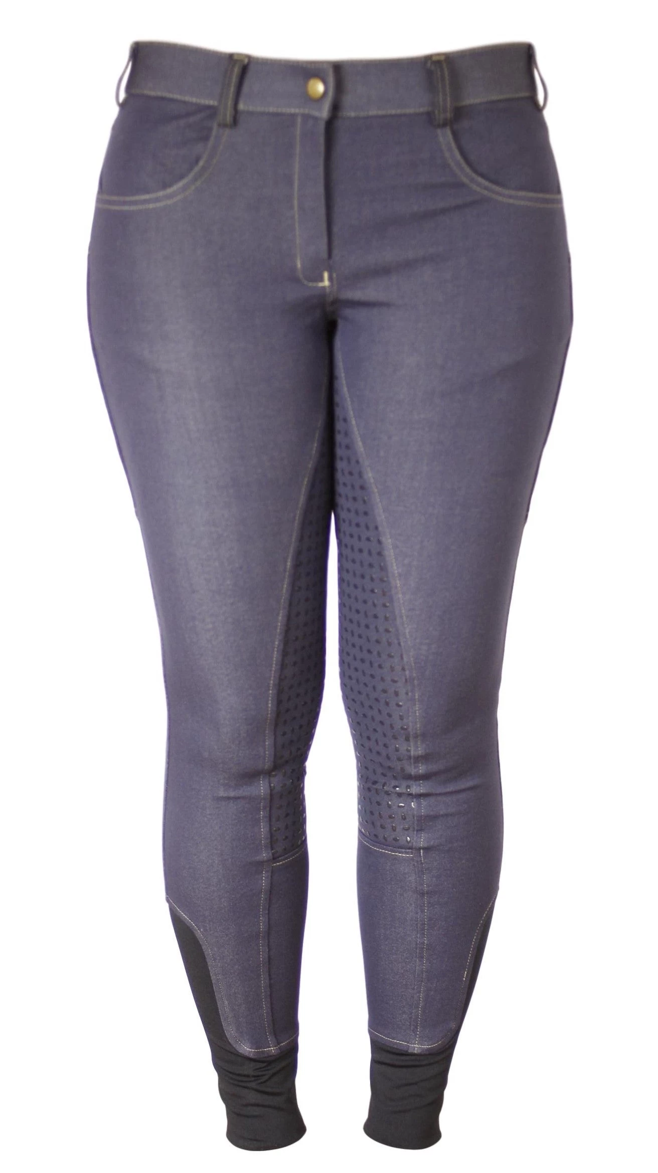 Denim Breeches With Silicone Seat And Phone Pocket 4 Denim Breeches With Silicone Seat And Phone Pocket - Image 4