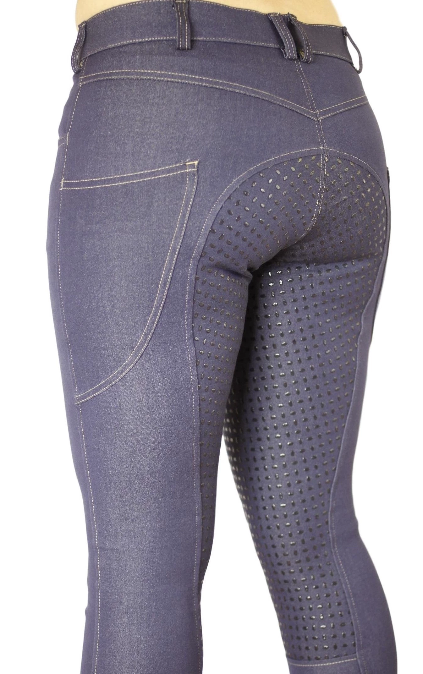 Denim Breeches With Silicone Seat And Phone Pocket 10 Denim Breeches With Silicone Seat And Phone Pocket - Image 10
