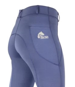 Dutch Blue Riding Tights - Silicone-Free Seat Included -Famous Saddlery Shop DutchBlueridingtightswithphonepocket2 1f7306c4 a068 4d32 b972 0034666806a8