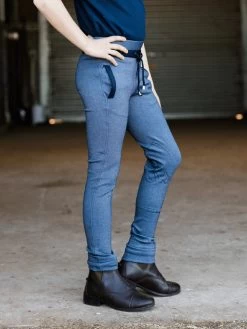 Jodhpurs Earlwood Tracky Navy Childs -Famous Saddlery Shop Earlwood Tracky Jodhpurs Navy Childs 14