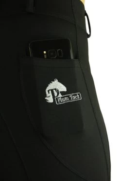 Classic Black Riding Tights - Silicone-Free 14 Classic Black Riding Tights - Silicone-Free -Famous Saddlery Shop IMG 1870 clipped rev 1 10f1d022 98c7 4ed8 a707 70749a585446