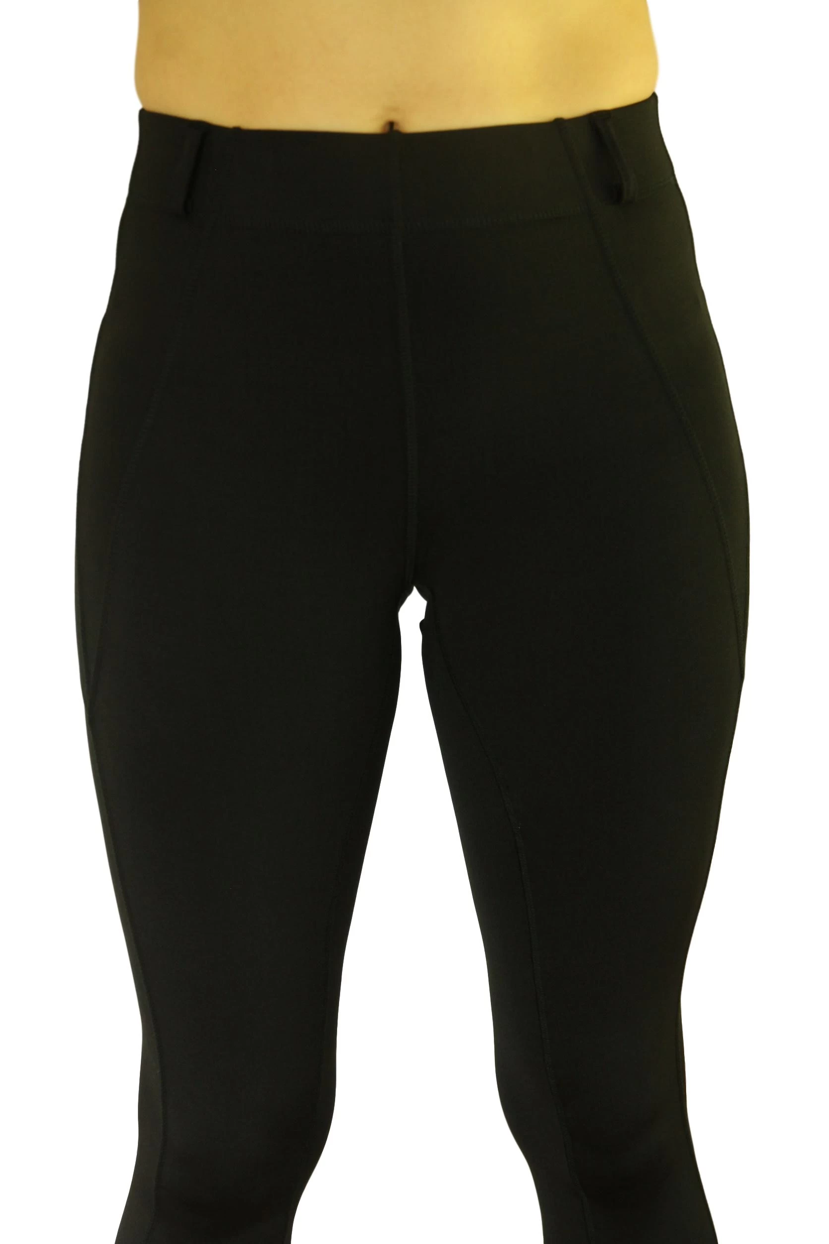 Classic Black Riding Tights - Silicone-Free 3 Classic Black Riding Tights - Silicone-Free - Image 3