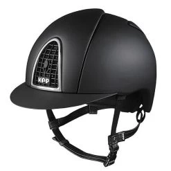 Helmet Kep Cromo Textile Black & Black Grid