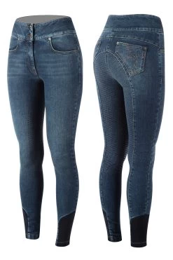 Animo Nasso Ladies Demin Breeches Full Seat