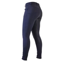 CoolMax Navy Breeches With Silicone Seat Grip -Famous Saddlery Shop NavyCoolMaxBreecheswithsiliconeseatandphonepocketsd 10fe8cb3 7060 4b72 adce 8a40656dd713