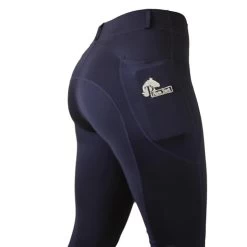 Navy Riding Tights Without Silicone -Famous Saddlery Shop Navytightsnosiliconeseatwithphonepocketd 449e173f ccbe 4216 901a 3b5ce5fc8206