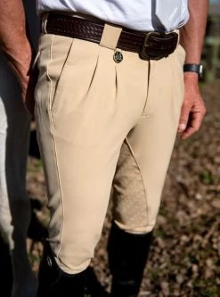 Breeches Peter Williams Windsor Cross Country Beige Mens M4 -Famous Saddlery Shop Peter Williams Windsor Cross Country Breeches Beige Mens M4 3