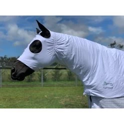 Summer Stretch Zip Hoods - White -Famous Saddlery Shop Photo30 10 20 114354am 77026b8d ff45 4bab 98ff fd32cfa084ee