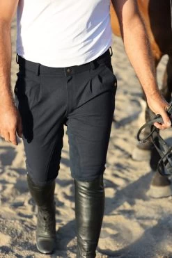 Men's Breech With Suede Full Seat By QJ Riding Wear