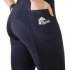 Navy Riding Tights Without Silicone