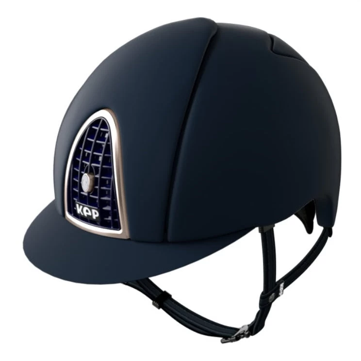 KEP Cromo Textile Rose Gold Frame Blue Grid Rose Gold Button 1 KEP Cromo Textile Rose Gold Frame Blue Grid Rose Gold Button