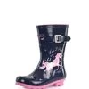 Navy Pony Short Navy Thomas Cook Rubber Boots For Kids
