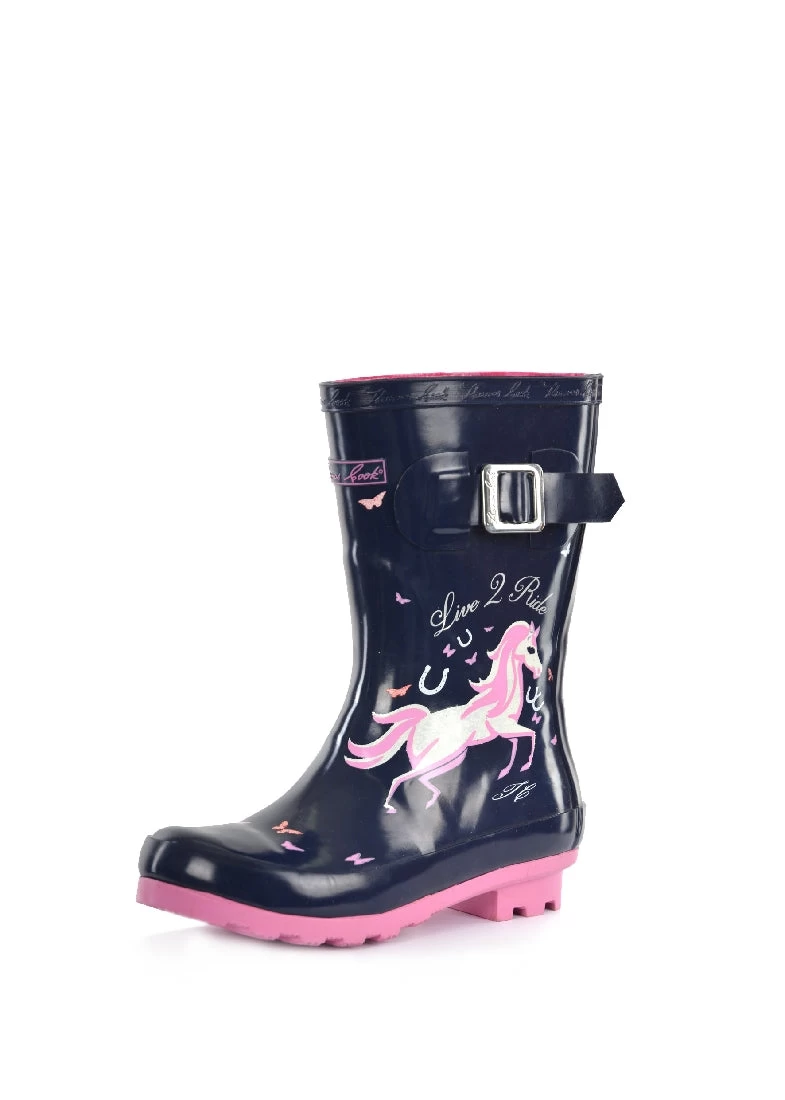 Navy Pony Short Navy Thomas Cook Rubber Boots For Kids 1 Navy Pony Short Navy Thomas Cook Rubber Boots For Kids