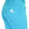Micro Woven Cotton Blend Jodhpurs In Turquoise - Final Runout, Last Sizes