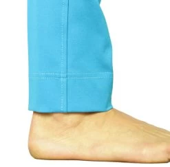 Micro Woven Cotton Blend Jodhpurs In Turquoise - Final Runout, Last Sizes -Famous Saddlery Shop Turquoise Cotton Micro Woven Jods 9 980ef3d9 82a9 4043 9a6b eaf057c028fa
