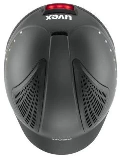 Helmet Uvex Exxential Ii Led Anthracite 57cm-59cm -Famous Saddlery Shop Uvex Helmet Exxential Ii Led Anthracite 57cm 59cm 3