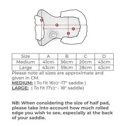 Acavallo Just-Gel Lambskin Half Pad -Famous Saddlery Shop acavallo just gel lambskin half pad southern sport horses 6