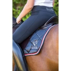 BARE Equestrian Performance Riding Tights For Black Riders -Famous Saddlery Shop bare equestrian performance riding tights black rider southern sport horses 3