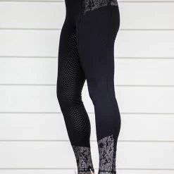 Black Python BARE Youth Performance Tights