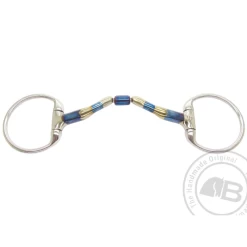 Bombers Bits - Eggbutt Ported Barrel: A High-Quality Horse Bit Favored By Discerning Equestrians