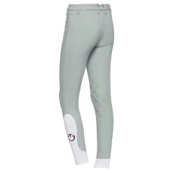 Cavalleria Toscana Girls Pattern Knee Grip Breeches -Famous Saddlery Shop cavalleria toscana girls pattern knee grip breeches trailrace equestrian outfitters 4