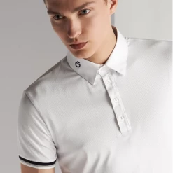Cavalleria Toscana Men's 3 Stripe Comp Polo