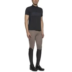 Cavalleria Toscana Men's Training Polo -Famous Saddlery Shop cavalleria toscana mens training polo trailrace equestrian outfitters 3