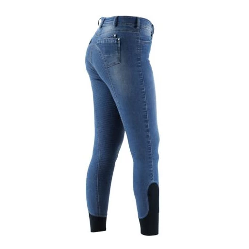 Denim Premier Equine Gina Ladies Full Seat Breeches 6 Denim Premier Equine Gina Ladies Full Seat Breeches - Image 6