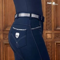 Full Seat Breeches - Fair Play Cleo Silicon - High-Quality Equestrian Apparel -Famous Saddlery Shop full seat breeches fair play cleo silicon high quality equestrian apparel southern sport horses 3