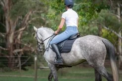 Limited Edition QJ Riding Wear Hannah High Waisted Breech -Famous Saddlery Shop hannahpetrolback