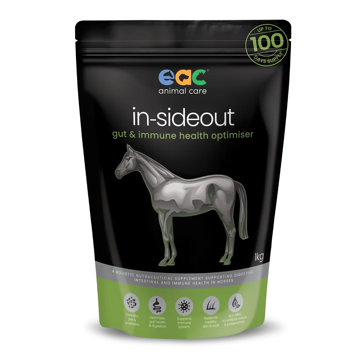 In-sideout Horse - Pre & Probiotic, Nutraceutical & Gut Health Supplement For Horse & Ponies 2 In-sideout Horse - Pre & Probiotic, Nutraceutical & Gut Health Supplement For Horse & Ponies - Image 2
