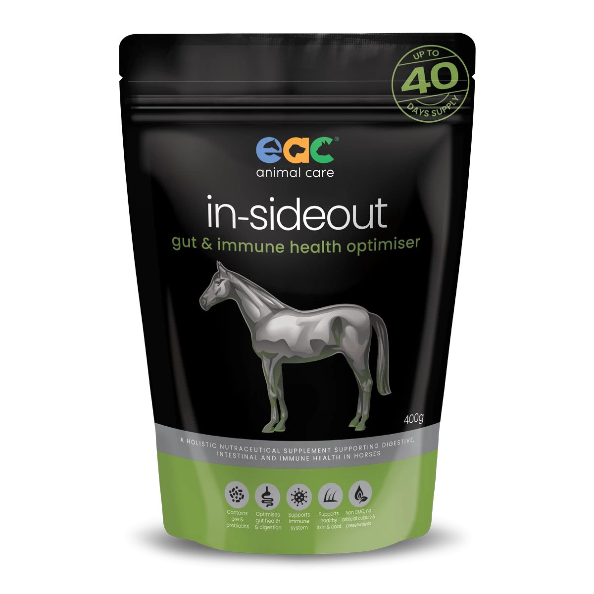 In-sideout Horse - Pre & Probiotic, Nutraceutical & Gut Health Supplement For Horse & Ponies 1 In-sideout Horse - Pre & Probiotic, Nutraceutical & Gut Health Supplement For Horse & Ponies