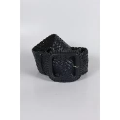 Leather Plaited Belt - Navy -Famous Saddlery Shop leather plaited belt navy hitchley harrow 3